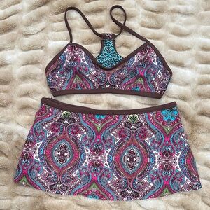 Athleta Paisley Bikini Set